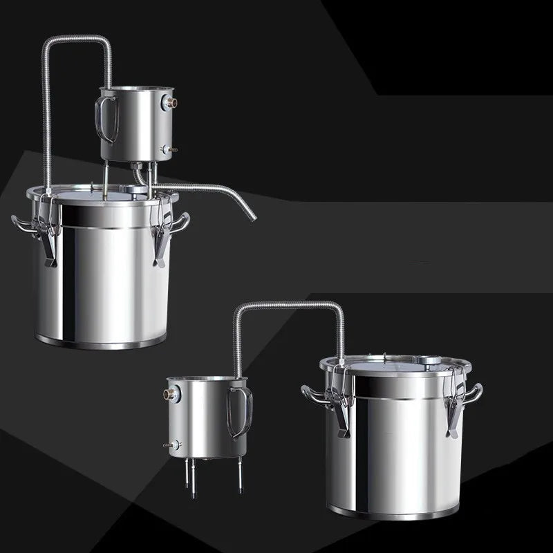 10L 20L Stainless Steel Distiller Spirits Alcohol Wine Maker Home Water Wine Essential Oil Brewing Equipment Kit