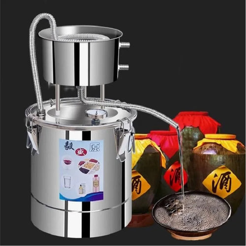 10L 20L Stainless Steel Distiller Spirits Alcohol Wine Maker Home Water Wine Essential Oil Brewing Equipment Kit